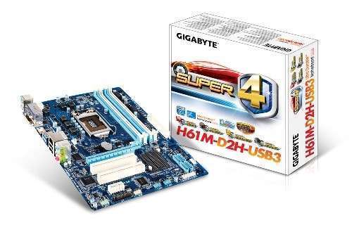 Gigabyte GA-H61M-D2H-USB3 LGA1155 fotó, illusztráció : GA-H61M-D2H-USB3