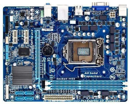 Alaplap H61 LGA1155 mATX H61M-DS2 4.0 fotó, illusztráció : GA-H61M-DS2