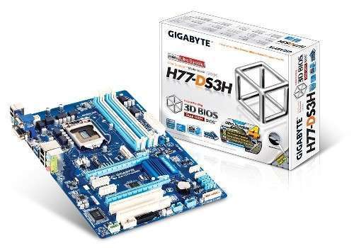 H77-DS3H Intel H77 LGA1155 ATX alaplap fotó, illusztráció : GA-H77-DS3H