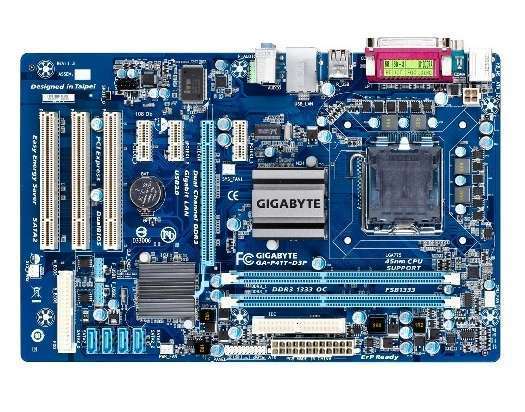 P41T-D3P Intel P41 LGA775 ATX alaplap 3 év fotó, illusztráció : GA-P41T-D3P