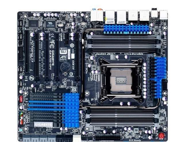 X79S-UP5-WIFI Intel X79 LGA2011 ATX alaplap fotó, illusztráció : GA-X79S-UP5-WIFI