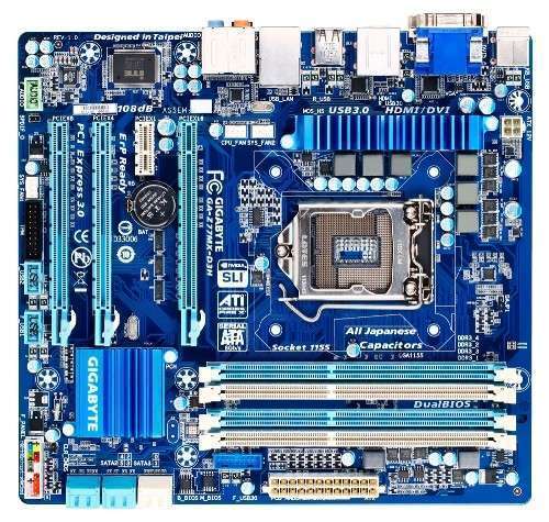 Z77MX-D3H Intel Z77 LGA1155 mATX alaplap fotó, illusztráció : GA-Z77MX-D3H