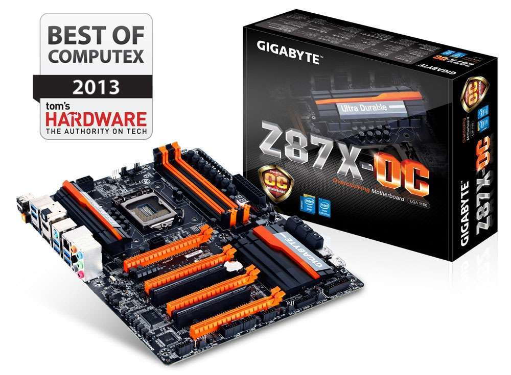 Alaplap Z87X-OC LGA1150 Gigabyte fotó, illusztráció : GA-Z87X-OC