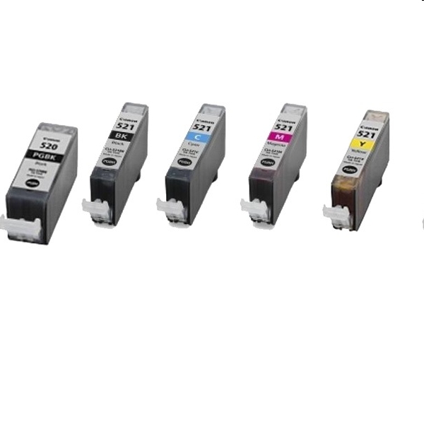 Canon CLI-521C Cián utángyártott tintapatron chipes 10ml fotó, illusztráció : GC-00521C