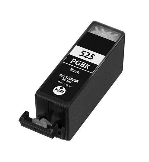 Canon PGI-525PGBK Fekete utángyártott tintapatron Chipes 19ml fotó, illusztráció : GC-00525BK