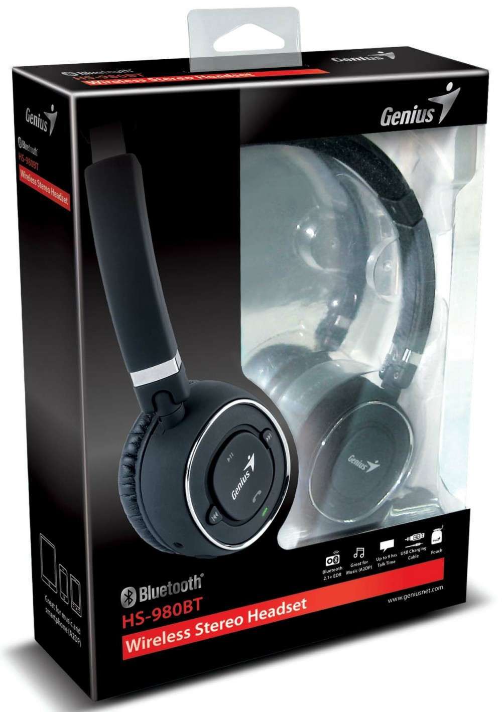 Bluetooth headphone HS-980BT fotó, illusztráció : GENHHS980BT