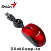 Notebook egér USB Optikai Piros 1200DPI Genius Micro Traveler V2