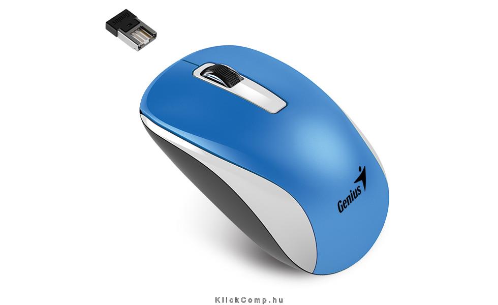 Vezeték nélküli Egér Genius NX-7010 USB 3 gomb BlueEye kék fotó, illusztráció : GENIUS-31030114110