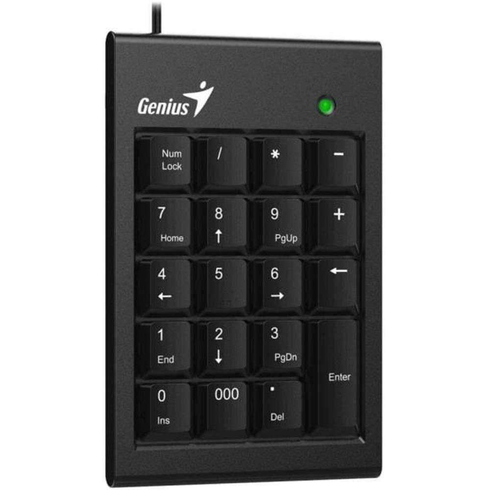Numerikus billentyűzet USB Genius Numpad i100 fekete fotó, illusztráció : GENIUS-31300015400