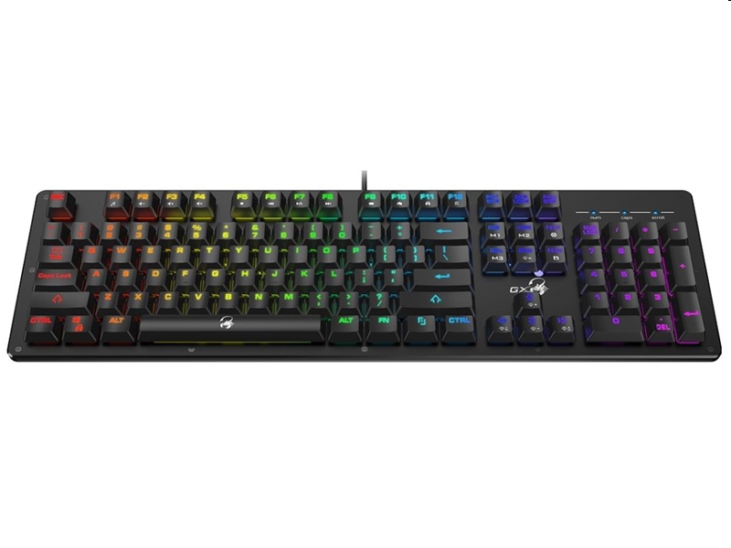 Billentyűzet USB Genius Scorpion K10 HUN gamer keyboard fekete fotó, illusztráció : GENIUS-31310003404