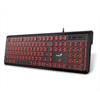 Billentyűzet USB Genius SlimStar 260 fekete-piros HU GENIUS-31310013414 Technikai adatok