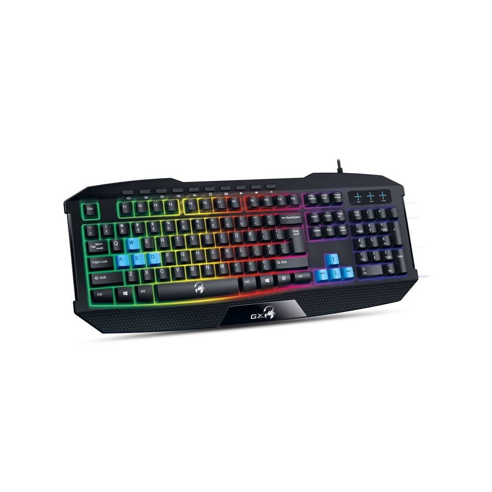 Billentyűzet Gamer USB Fekete Genius Scorpion K215 fotó, illusztráció : GENIUS-31310474102