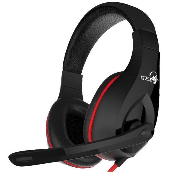 Fejhallgató jack Genius HS-G560 fekete gamer headset fotó, illusztráció : GENIUS-31710007400