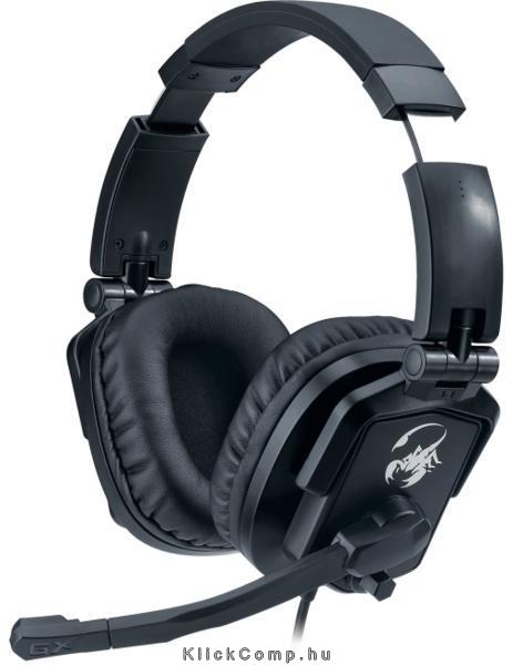 Fejlhallgató Gamer Vibrációs Mikrofonos Genius HS-G550 fotó, illusztráció : GENIUS-31710040101