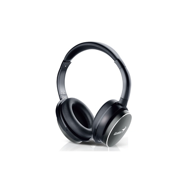 Fejhallgató bluetooth Genius HS-940BT fekete mikrofonos headset fotó, illusztráció : GENIUS-31710198100
