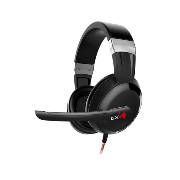 Fejhallgató jack Genius HS-G580 fekete gamer headset fotó, illusztráció : GENIUS-31710202100