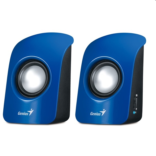 Hangfal 2.0 3.5mm Jack 1,5W Genius SP-U115 USB-s Tápellátás Kék fotó, illusztráció : GENIUS-31731006102