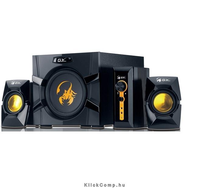 Hangfal 2.1 3.5mm 70W Gamer Fekete Genius SW-G2.1 3000 fotó, illusztráció : GENIUS-31731016100