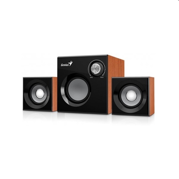 Hangfal 2.1 3.5mm Jack 8W Fadoboz Genius SW-2.1 370 Wood fotó, illusztráció : GENIUS-31731067102