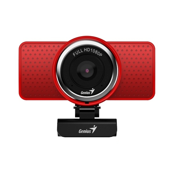 Webkamera Genius Ecam 8000 1080p piros fotó, illusztráció : GENIUS-32200001401