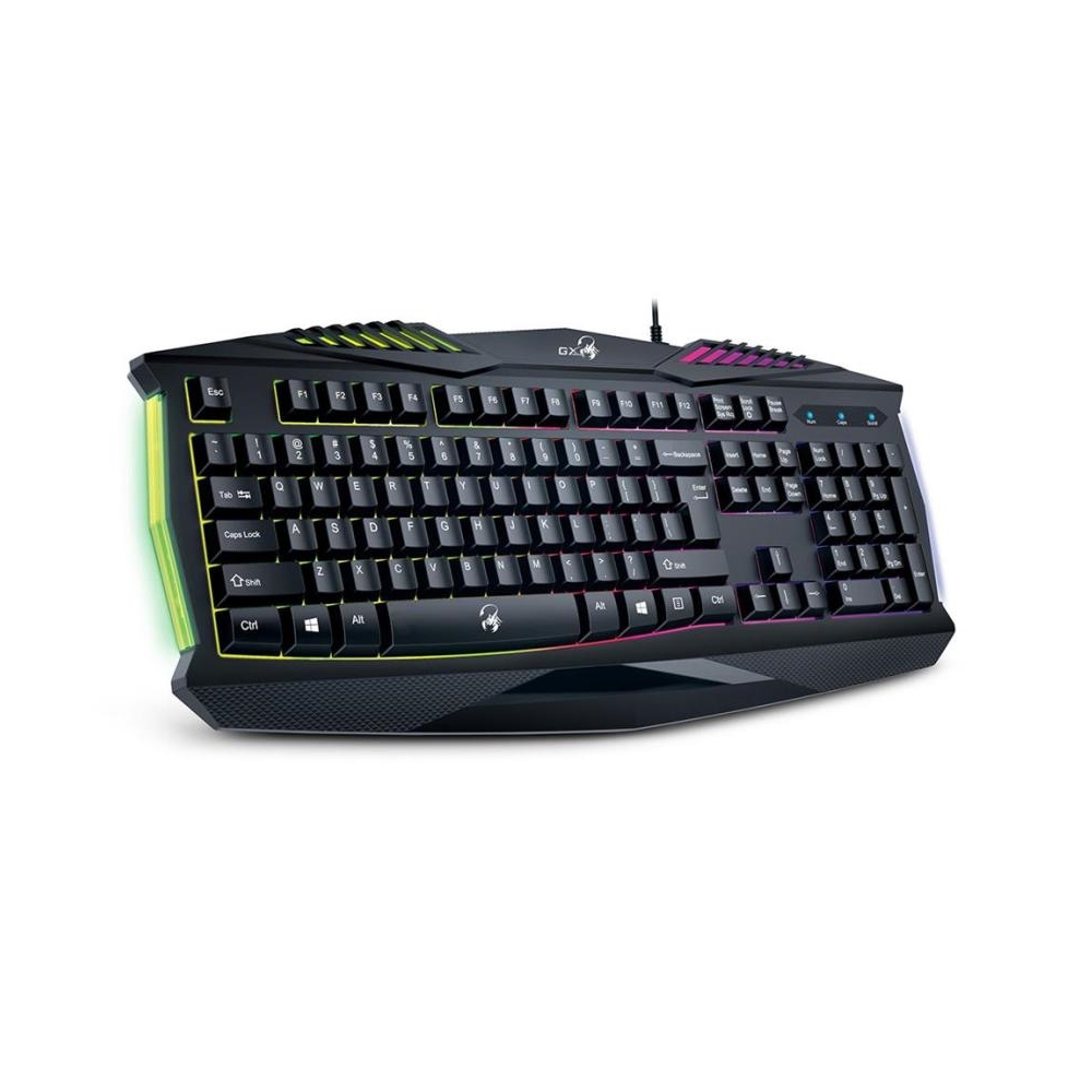 Gamer billentyűzet USB Genius Scorpion K220 fekete HU fotó, illusztráció : GENK220