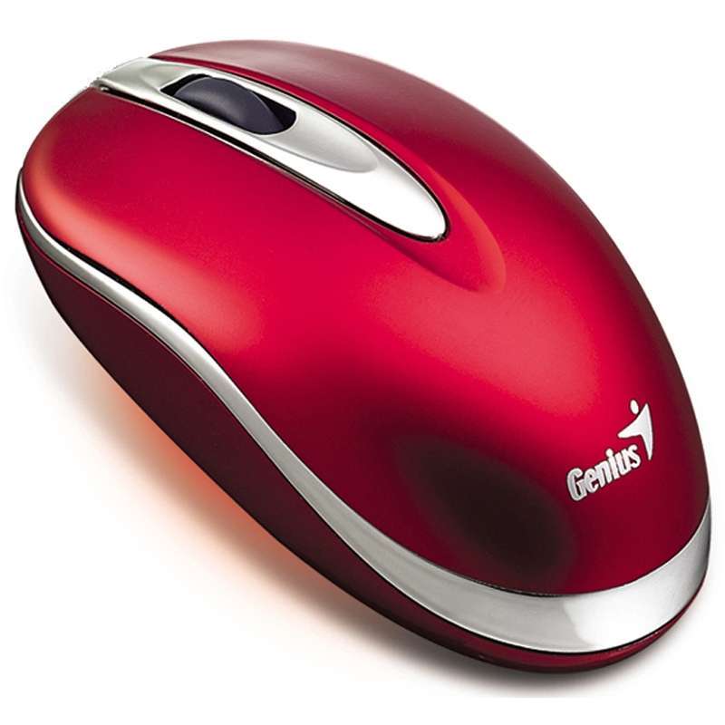 optikai egér Mini Traveler, piros, USB fotó, illusztráció : GENMMTRAPU