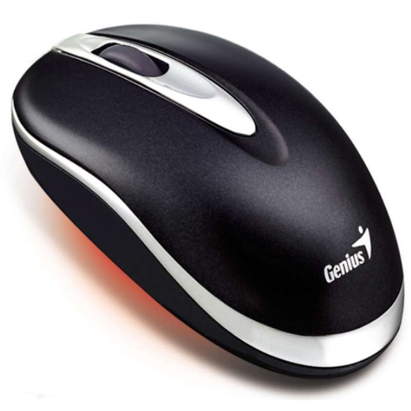 egér NS+ Mini Traveler Laser, USB, Fekete fotó, illusztráció : GENNSPlusB