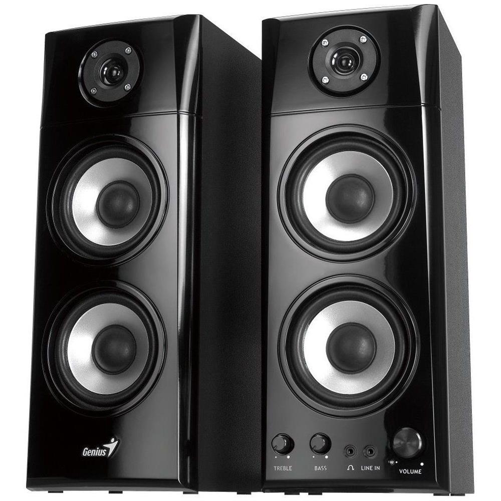 Hangfal 2.0 Genius SP-HF1800A II speaker Black fotó, illusztráció : GENSSPH800AIIB