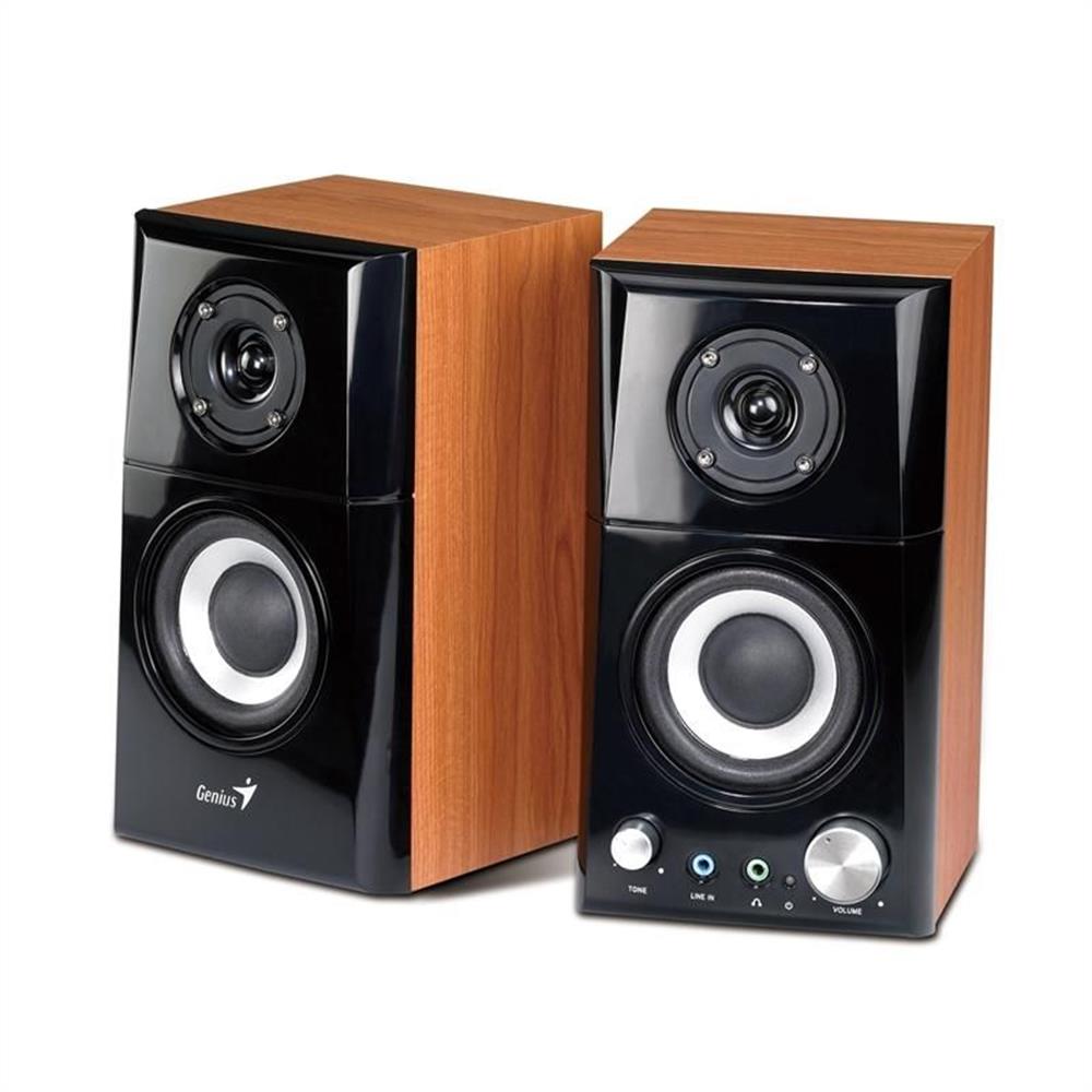 Hangfal 2.0 Genius SP-HF500A II Speaker Wood fotó, illusztráció : GENSSPHF500AII