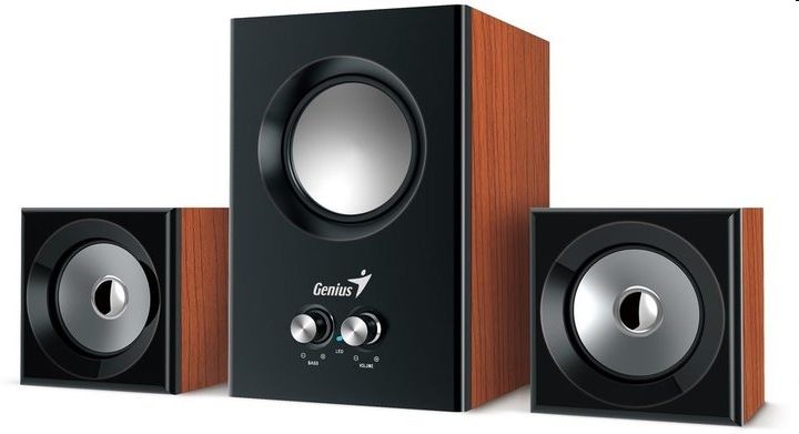 Hangfal Genius SW-2.1 375 2.1 Wood fotó, illusztráció : GENSSW21375W