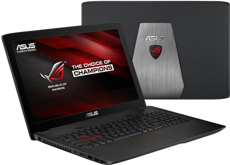 ASUS laptop 15,6  FHD i7-6700HQ 8GB 1TB GTX-950M-4GB szürke Gamer fotó, illusztráció : GL552VX-CN059D