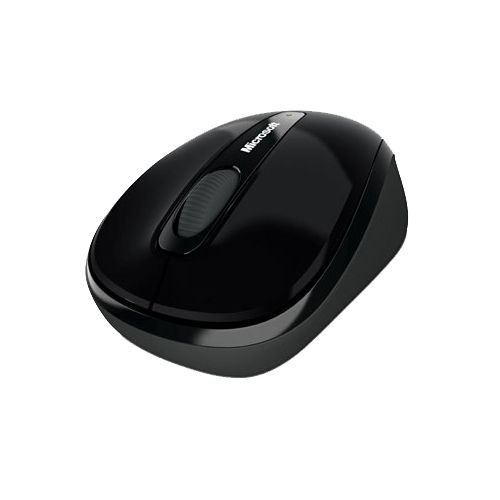 Vezetéknélküli egér Microsoft Wireless Mobile Mouse 3500 fekete fotó, illusztráció : GMF-00042