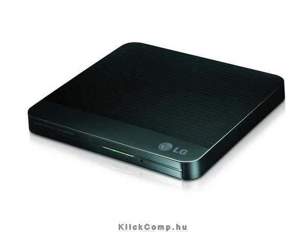 USB 10x GP50NB40 dobozos fekete slim DVD író fotó, illusztráció : GP50NB40.AUAE10B