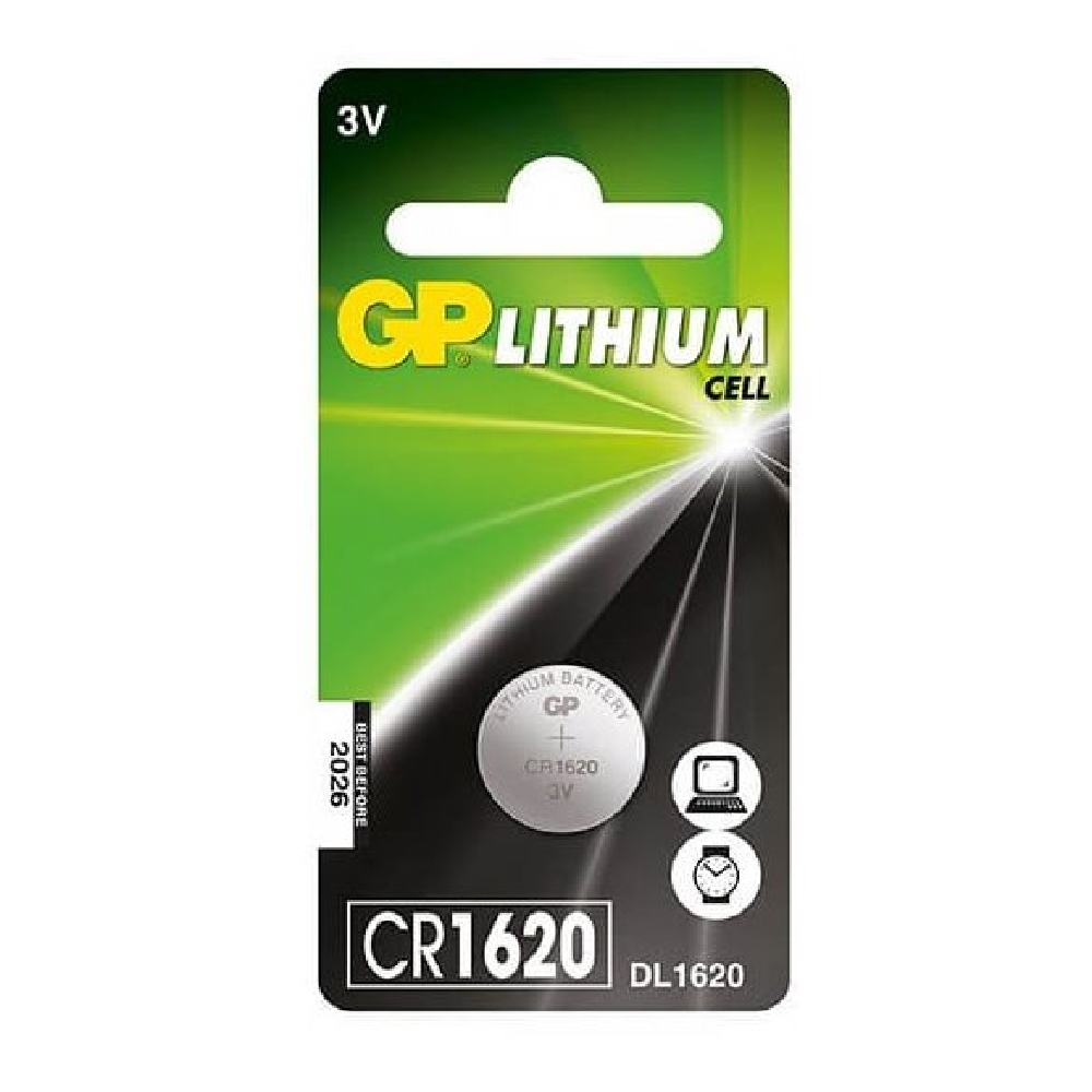 Elem CR1620 (16×2mm) Lithium gombelem fotó, illusztráció : GPCR1620-7C5