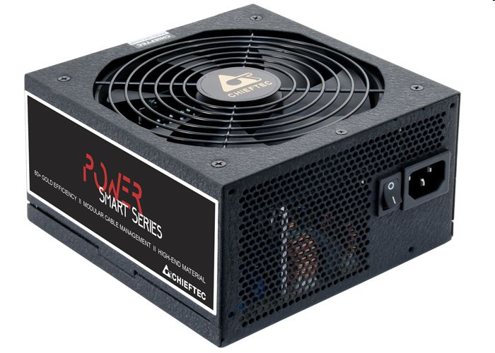 650W tápegység PFC 12 cm ventilátorral dobozos Chieftec GPS-650C 80+ GOLD fotó, illusztráció : GPS-650C