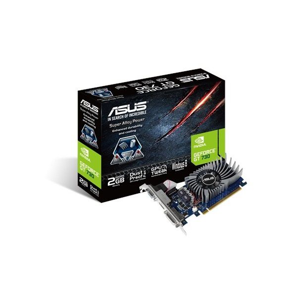 VGA GT730 2GB 64bit Low Profile Asus PCI-E Nvidia videokártya fotó, illusztráció : GT730-2GD5-BRK