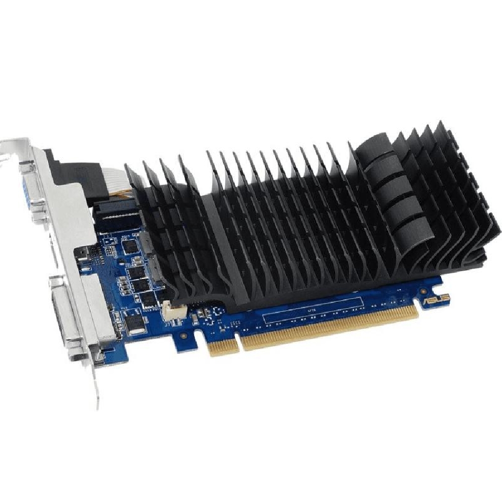 VGA GT730 2GB GDDR5 64bit PCIe Asus nVIDIA GeForce GT730 videokártya fotó, illusztráció : GT730-SL-2GD5-BRK