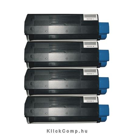 OKI C5100/5200/5300/5400 Fekete utángyártott toner 5000 lap fotó, illusztráció : GT-O5100BK