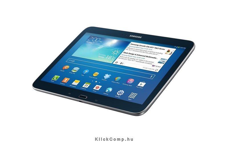 Galaxy Tab3 10.1 GT-P5200 16GB fekete Wi-Fi + 3G tablet fotó, illusztráció : GT-P5200MKAXEH