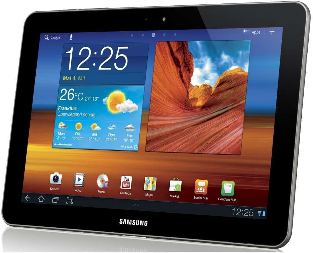 8,9  Galaxy TAB 16GB Soft Black tablet 3G, Wi-Fi 2 év fotó, illusztráció : GT-P7300FKAXEH