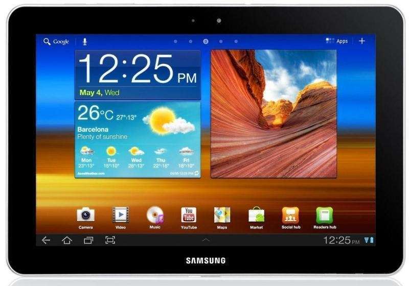 10,1  Galaxy TAB 16GB Pure White tablet Wi-Fi Only 2 év fotó, illusztráció : GT-P7510UWDXEH