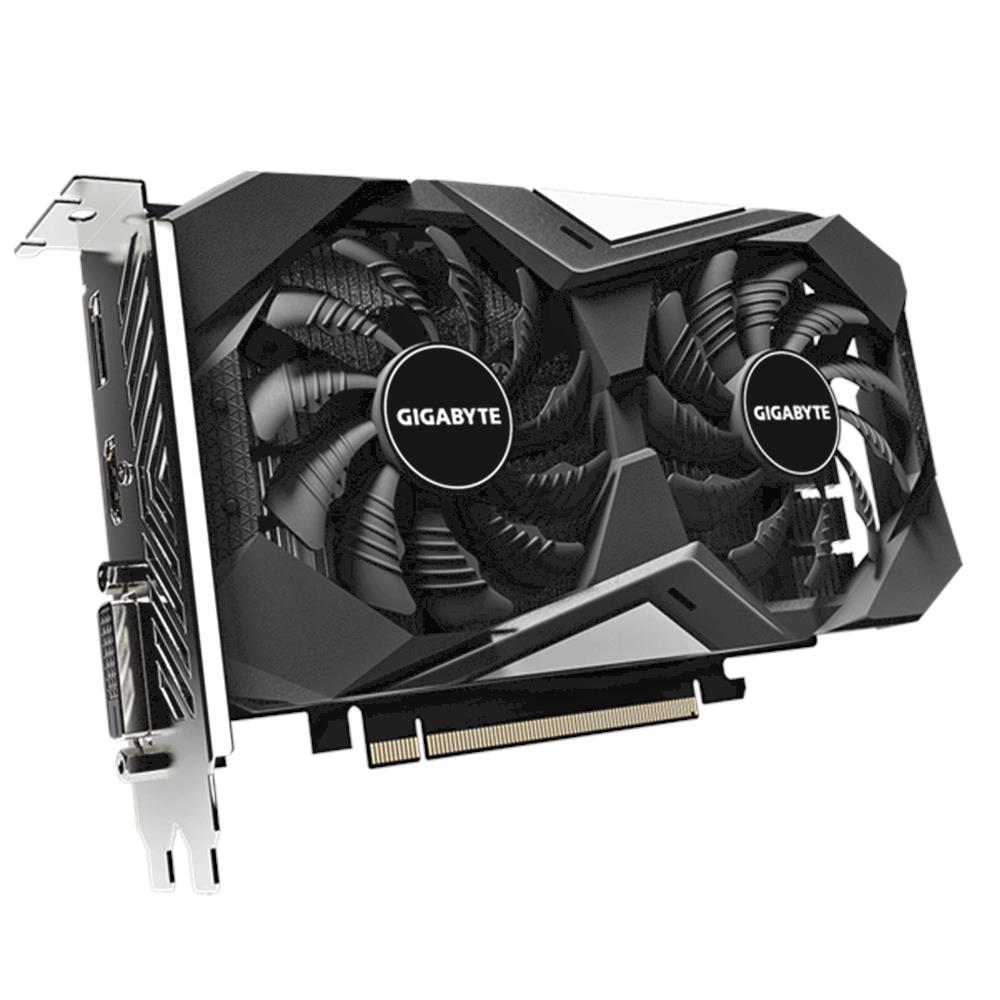 VGA GTX1650 4GB DDR6 128bit PCIe Gigabyte nVIDIA GeForce GTX1650 videokártya fotó, illusztráció : GV-N1656WF2OC-4GD