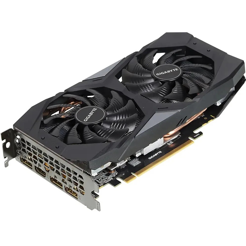 VGA GTX1660 6GB GDDR5 192bit PCIe Gigabyte nVIDIA GeForce GTX1660 videokártya fotó, illusztráció : GV-N1660OC-6GD