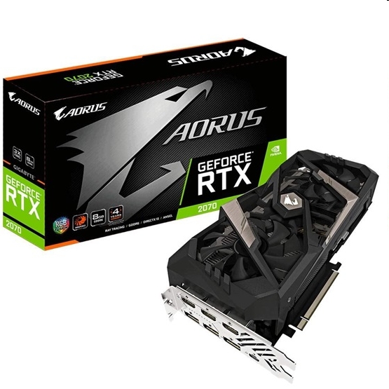 VGA GV-N2070AORUS-8GC 8GB DDR5 PCI-Ex16x Gigabyte nVIDIA Videokártya fotó, illusztráció : GV-N2070AORUS-8GC