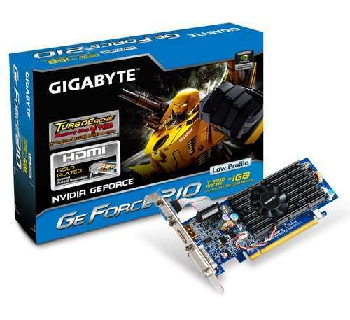 N210TC-1GI nVidia DDR3 1GB 64bit PCIe videokártya fotó, illusztráció : GV-N210TC-1GI