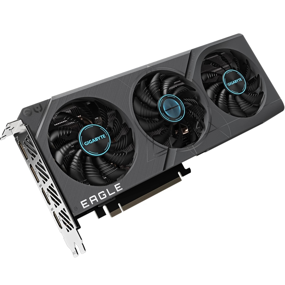 VGA RTX4060Ti 8GB GDDR6 128bit PCIe Gigabyte nVIDIA GeForce RTX4060Ti Eagle vid fotó, illusztráció : GV-N406TEAGLE-8GD