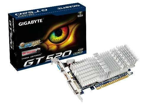 N520SL-1GI nVidia DDR3 1GB 64bit PCIe videokártya 3 év fotó, illusztráció : GV-N520SL-1GI