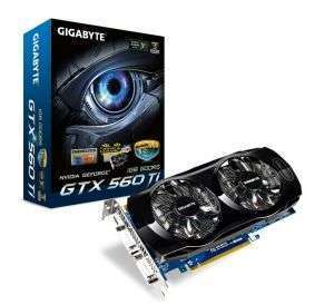 PCI-E Nvidia GTX560 Ti OC 1024MB DDR5, 256bit, 900/4000MHz, 2xDVI, HDMI, Dual S fotó, illusztráció : GV-N560OC-1GI