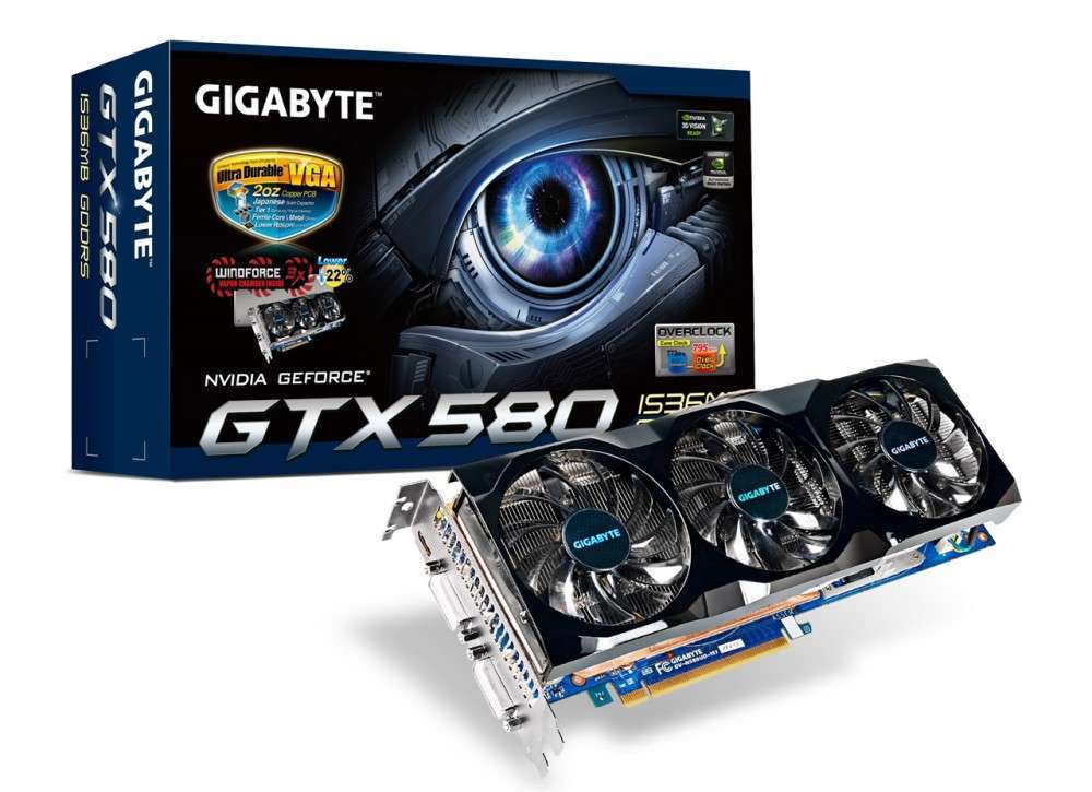 N580UD-15I nVidia GDDR5 1536MB 384bit PCIe videokártya 3 év fotó, illusztráció : GV-N580UD-15I