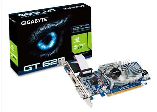 GT620 1GB DDR3 fotó, illusztráció : GV-N620D3-1GL
